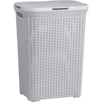 Kosz na pranie Curver Natural Style 60L Jasnoszary