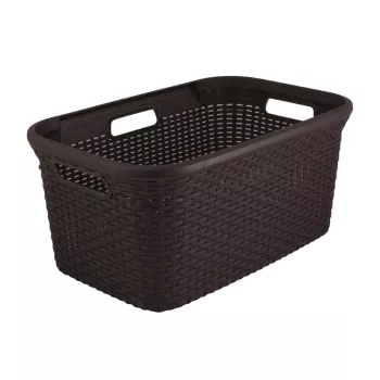 Kosz na pranie CURVER Style 45L 59,2 x 38 x 27 cm Ciemny brąz