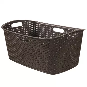 Kosz na pranie CURVER My Style 47L Ciemny brąz 60x39x28cm