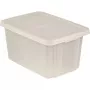 CURVER Essentials 45L Przezroczyste Pudełko do Przechowywania z Pokrywką, 57 x 40 x 30 cm, Możliwość Układania w Stos, Bezpieczne dla Żywności