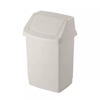 Kosz na śmieci z pedałem CURVER Click-it 50L, biały, 38,5x33,5x63,5 cm