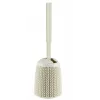 CURVER Knit Szczotka toaletowa z pojemnikiem, biała, Ø14x43 cm
