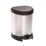CURVER Pedal Bucket Deco Bin 5L Silver