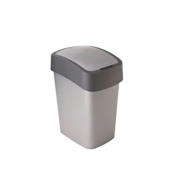 CURVER Flip Bin 25L Kosz na śmieci Srebrny/Szary