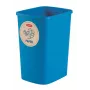 Curver Deco Flip Bin zestaw pojemników do segregacji odpadów 3x10L niebieski zielony żółty