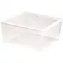 CURVER Pudełko z pokrywką Textile Box 18,5 l Przezroczyste | 39,6x34,3x17,3 cm