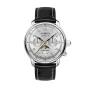 Zeppelin Mediterranee Automatyczny Zegarek 96361 - 42mm Niebieska Tarcza, Niebieski Pasek Skórzany