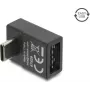 Delock USB 2.0 Adapter kątowy USB Type-C męski do Easy USB Type-A żeński, czarny