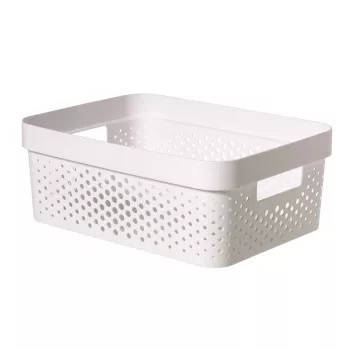 CURVER Pudełko Infinity Recycled 11L 36x27x14cm Biały