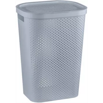 CURVER Infinity Recycled 60L Kosz na Pranie 44x35x60cm Szary