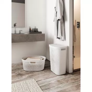 CURVER Infinity Recycled 40L Kosz na Pranie Zielony