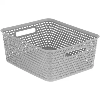 Kosz na Przechowywanie Curver Your Style M 35x30x13 cm Szary