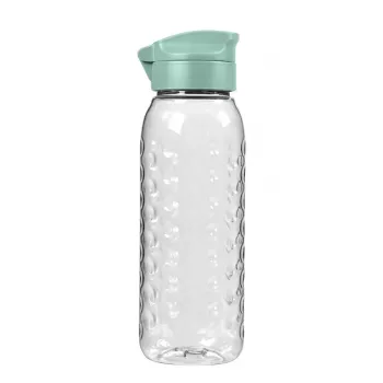 Butelka CURVER Dots 0,45L Przezroczysta/Zielona