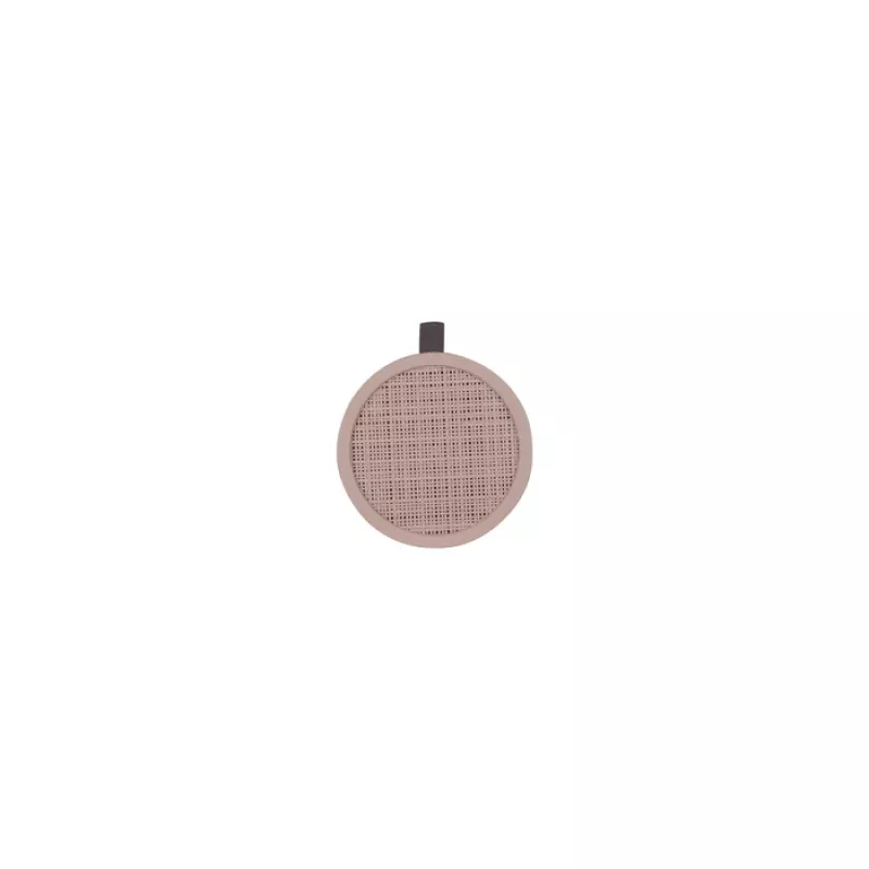 CURVER Jute okrągły kosz do przechowywania z pokrywką 2L różowy 17x13cm