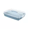 CURVER Smart To Go Prostokątna Kuwerta do Transportu Ciasta 45 x 29,5 x 11,1 cm Niebieska