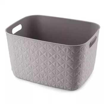 Kosz do przechowywania Curver Softex L 19L szaro-brązowy 37,9x29,2x22,1cm