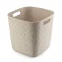 CURVER Softex Kwadratowy Kosz do Przechowywania 15L Kredowobiały 27,9x27,9x26,9cm