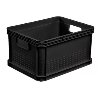 KEEEPER Robert 20L pojemnik Euro, 400 x 300 x 220 mm, grafitowy, nośność 30 kg, do sztaplowania, bezpieczny dla żywności