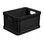 KEEEPER Robert 20L pojemnik Euro, 400 x 300 x 220 mm, grafitowy, nośność 30 kg, do sztaplowania, bezpieczny dla żywności