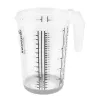 Dzbarek miarowy keeeper z funkcją antypoślizgową 1,5L Massimo Ø13,5x19cm Przezroczysty/Szary
