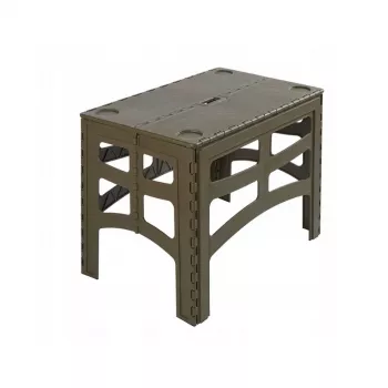 keeeper Składany Stół Zewnętrzny Timo L 70x45x55 cm Oliwkowy, Nośność 80 kg