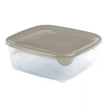 Zestaw pojemników na żywność CURVER Fresh&Go 3 szt. Prostokątne 0,25L + 0,8L + 1,7L Beżowy