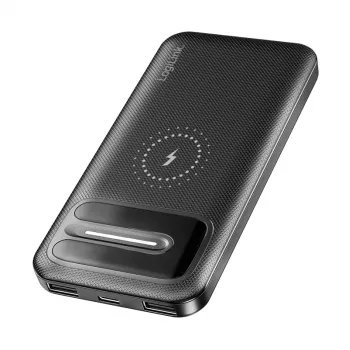 LogiLink PA0343RF Bezprzewodowy Power Bank 10000 mAh Czarny