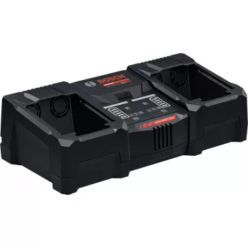 Bosch EXAL18V2-320 (C) dwukieszeniowa szybka ładowarka do akumulatorów Li-ion 18V, 16A, Active Air Cooling, Bluetooth-Ready