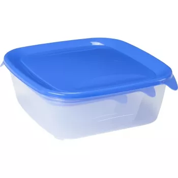 CURVER Fresh&Go Prostokątny Zestaw Pojemników na Żywność, 3 szt. (0,25L + 0,8L + 1,7L) Niebieski