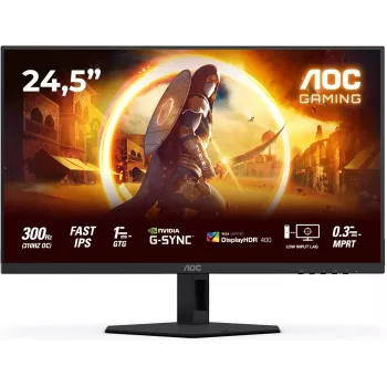 AOC 25G4SRE 24,5 inch Full HD IPS monitor gamingowy, 180Hz, 0,5ms, DisplayHDR 400, FreeSync Premium, z regulacją wysokości AOC 25G4SRE