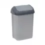 KEEEPER Swantje 25L kosz na śmieci z obrotową pokrywą, jasnosrebrny, 33,5x25,5x53,5 cm