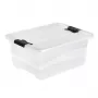 keeeper Crystalbox Cornelia Pudełko do przechowywania z pokrywką, 12 L, przezroczyste, 39,5 x 29,5 x 17,5 cm