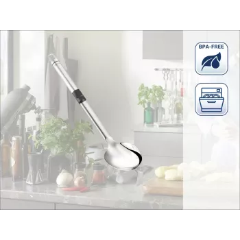 LEIFHEIT ProLine Łyżka do warzyw ze stali nierdzewnej, łyżka do serwowania