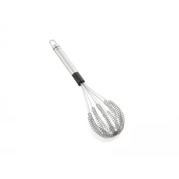 LEIFHEIT Speed Quirl M trzepaczka ręczna, stal nierdzewna, biało-szara, 26 cm