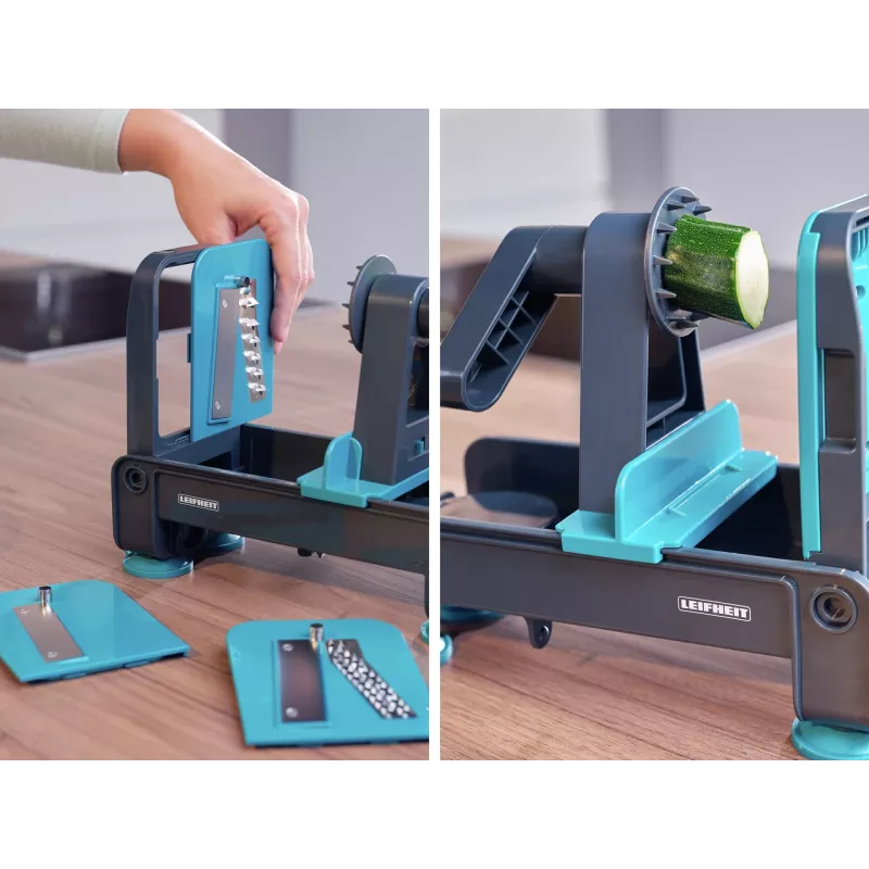 LEIFHEIT Table Scroll Cutter do folii i folii spożywczej, montowany na ścianie, biały