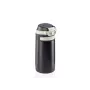 LEIFHEIT Thermo Mug Flip 350 ml Czarny Termiczny Kubek Podróżny Próżniowy z Wieczkiem Flip-Top