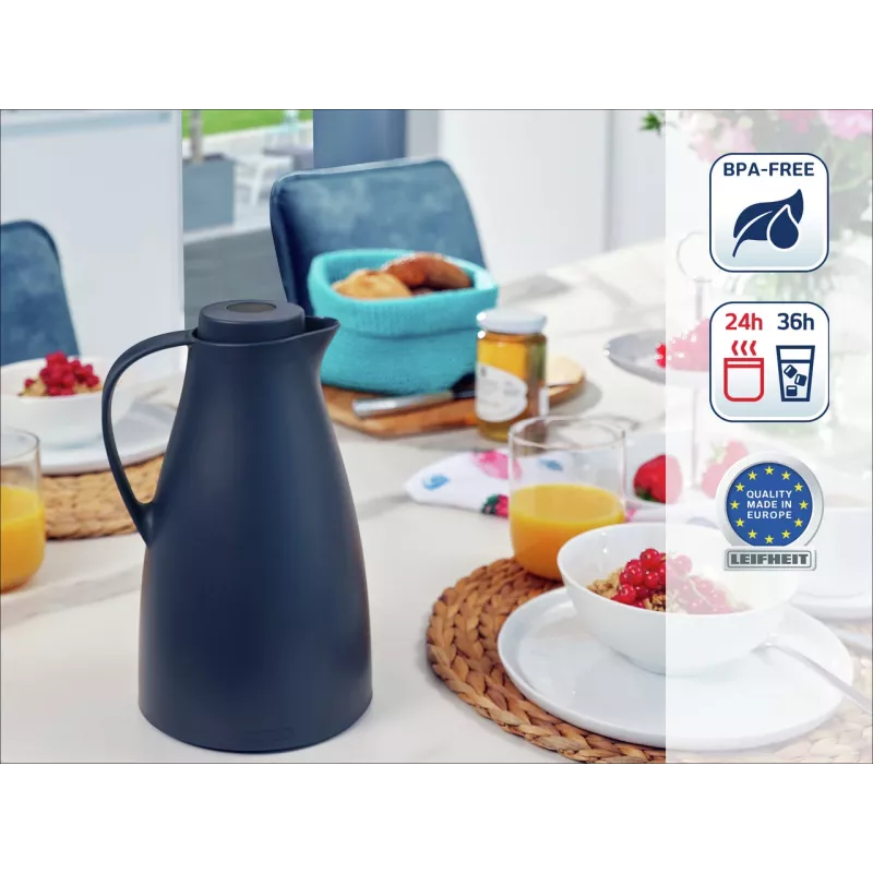 LEIFHEIT Thermos Harmonic Blue 1L próżniowy dzbanek termiczny