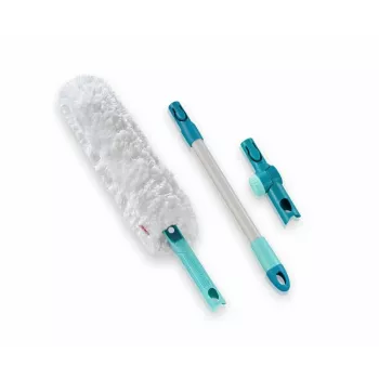 LEIFHEIT Superduster XL Pro Reach Set – 56 cm elektrostatyczna końcówka mopa do kurzu z 43 cm rączką
