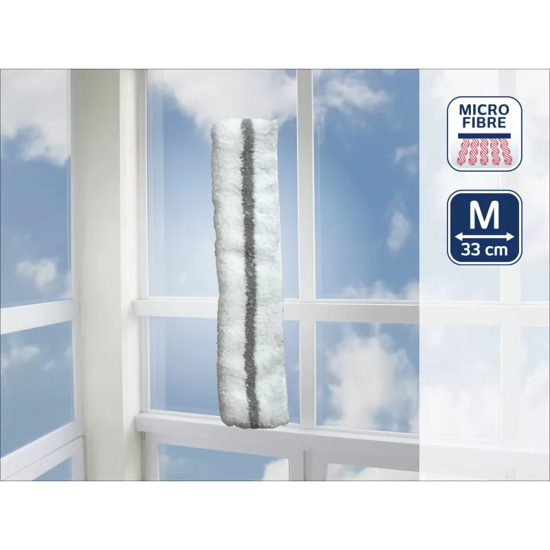 LEIFHEIT Gumowa wkładka zamienna do myjki do szyb Classic, 33 cm, czarna