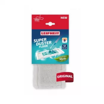 Leifheit SuperDuster Floor M wymienna ściereczka, 33 cm, biało-niebieska