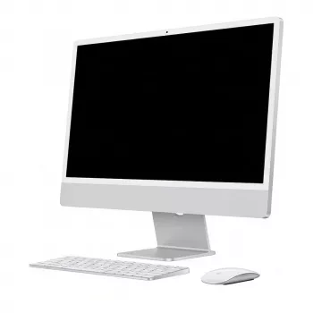Apple iMac 23,5 inch M4 8-rdzeniowy CPU 8-rdzeniowy GPU 24GB/1TB SSD Srebrny All-in-One Komputer Stacjonarny Z1E2-MWUC3D/A-078PPC