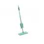 LEIFHEIT Picobello M Micro Duo mop płaski z teleskopowym uchwytem, szerokość czyszczenia 33 cm, zielony/biały
