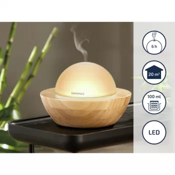 SOEHNLE Air Aromatizer Modena ultradźwiękowy dyfuzor aromatów, zbiornik 100 ml, do 6 godzin pracy, zmieniające kolor światło LED, biały