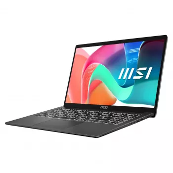 Laptop MSI Modern 15 F1MG-1246FRNN 15,6 inch Full HD IPS, Intel Core i5-1235U, 16GB RAM, 512GB SSD, Windows 11 Pro, klawiatura francuska AZERTY, Classic Black