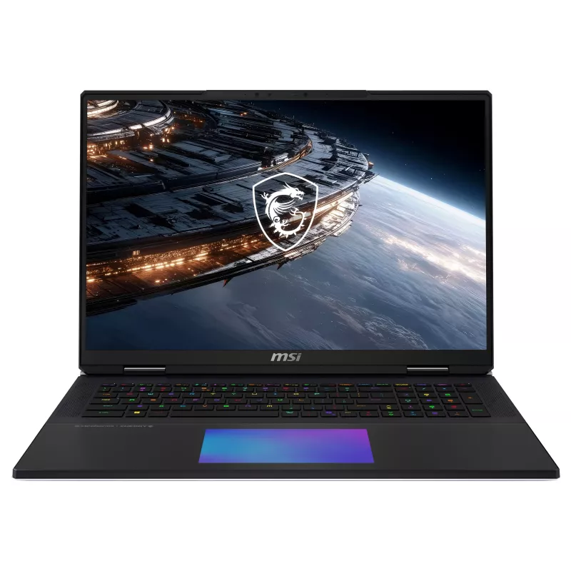 Laptop gamingowy MSI Titan 18 HX A2WJ-1410FRY, 18 cali UHD+ Mini LED 240Hz, Intel Core Ultra 9 290HX Plus, 64GB DDR5, 2TB SSD, GeForce RTX 5090 24GB, Windows 11 Pro, francuska klawiatura AZERTY