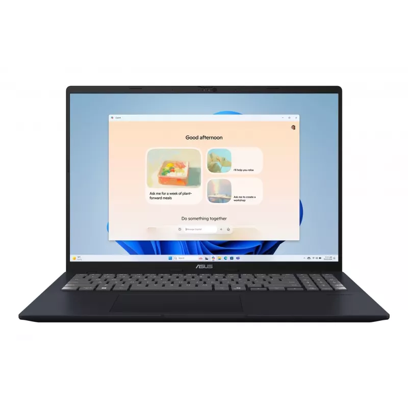 Laptop ASUS Vivobook 16 X1607CA-MB110W Intel Core Ultra 5 225H 16 inch WUXGA 16GB DDR5 512GB SSD Wi-Fi 6 Windows 11 Home Niebieski