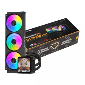 DarkFlash DV360S MAX 360mm ARGB AIO ciekłe chłodzenie CPU - Czarny