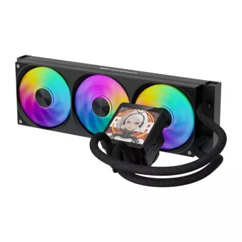 DarkFlash DV360S MAX 360mm ARGB AIO ciekłe chłodzenie CPU - Czarny