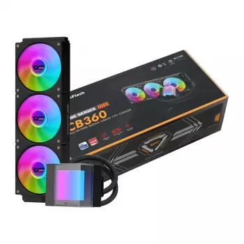 DarkFlash CB360 360mm ARGB Ciecz Chłodzenie CPU - Czarny
