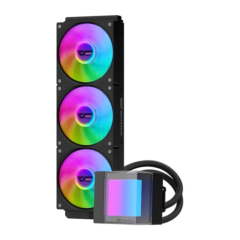 DarkFlash CB360 360mm ARGB Ciecz Chłodzenie CPU - Czarny